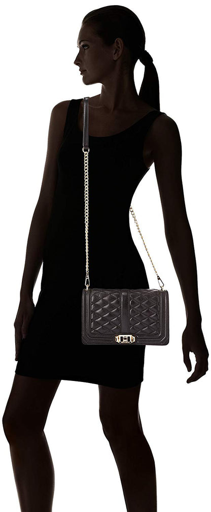 Rebecca Minkoff Love Cross Body Bag, Black, One Size