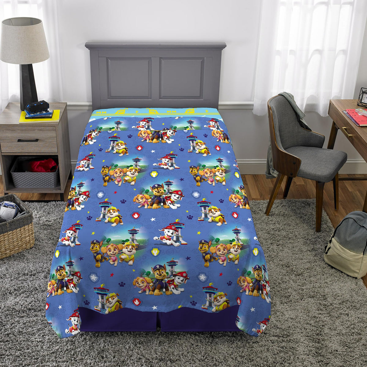 Franco Kids Bedding Paw Patrol Twin Size Sheet Set