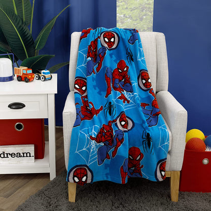 Marvel Spiderman Coral Fleece Toddler Blanket - 40" x 50"