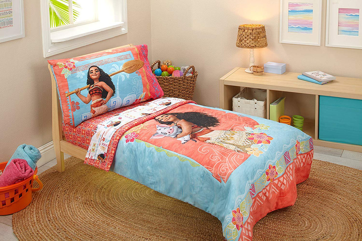 Disney Moana 4 Piece Toddler Bedding Set