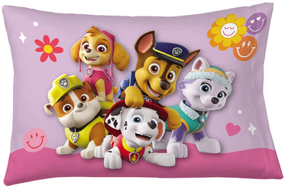 Paw Patrol Girls Pillowcase, 20 in x 30 in, Reversible