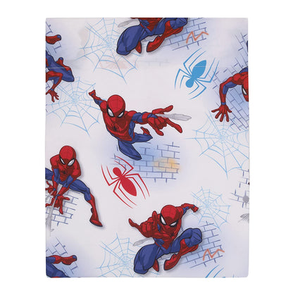 Marvel Spiderman 4 Piece Toddler Bedding Set