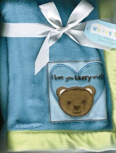 Teddy Bear Coral Fleece Baby Blanket