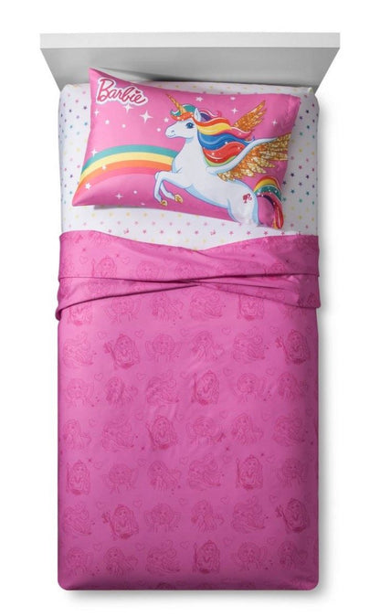 Barbie Unicorn Dreamtopia Twin Sheet Set Super Soft