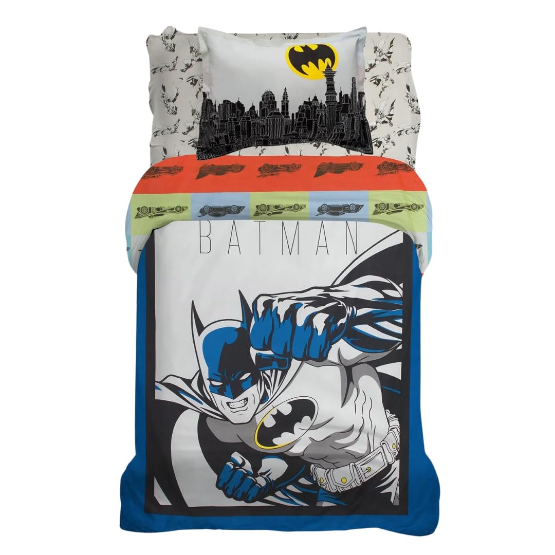 Franco Premium Organic Cotton Batman Twin Duvet Cover with Sham