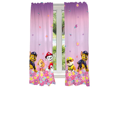 Franco Kids Paw Patrol Girls Window Curtain Panels Drapes Set, 82 in x 63 in