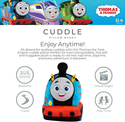 Thomas & Friends Engine Train Plush Cuddle Pillow Buddy, 12" L