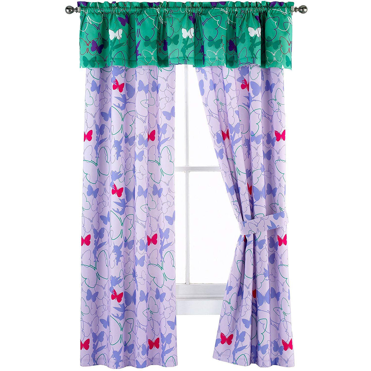 Disney Fairies Sparkling Butterflies Window Valance