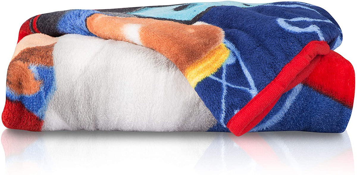 Franco  Super Mario Soft Plush Microfiber Throw, 46" x 60"