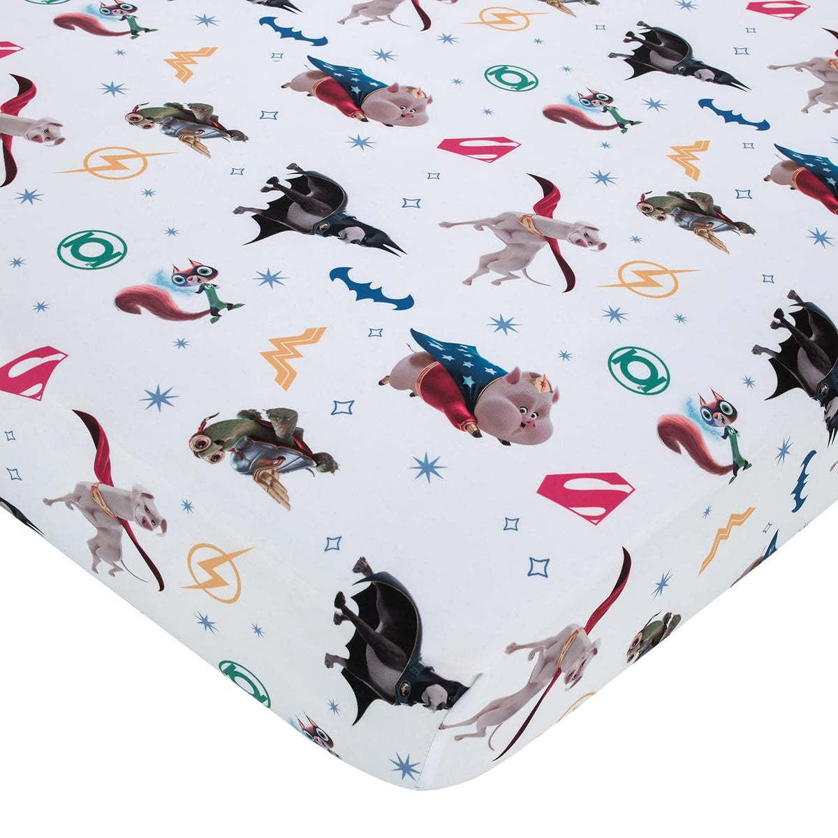 DC League of Super Pets 4 Piece Toddler Bedding Set