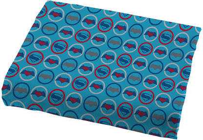 Warner Bros Batman vs Superman Bed Sheets World's Finest Heroes Bedding Accessories