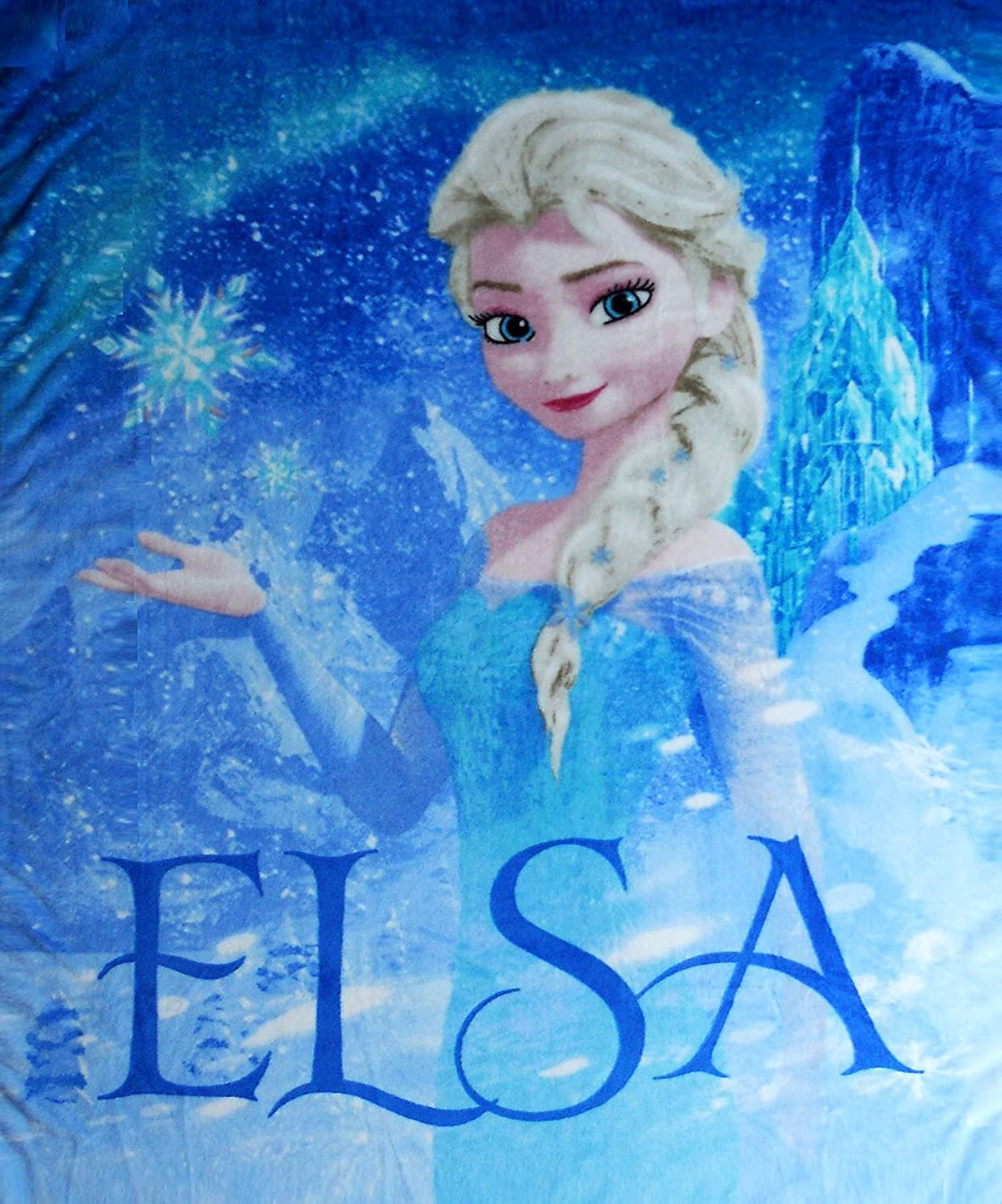 Disney's Frozen Silk Touch Elsa Palace Throw Blanket  40"x50"