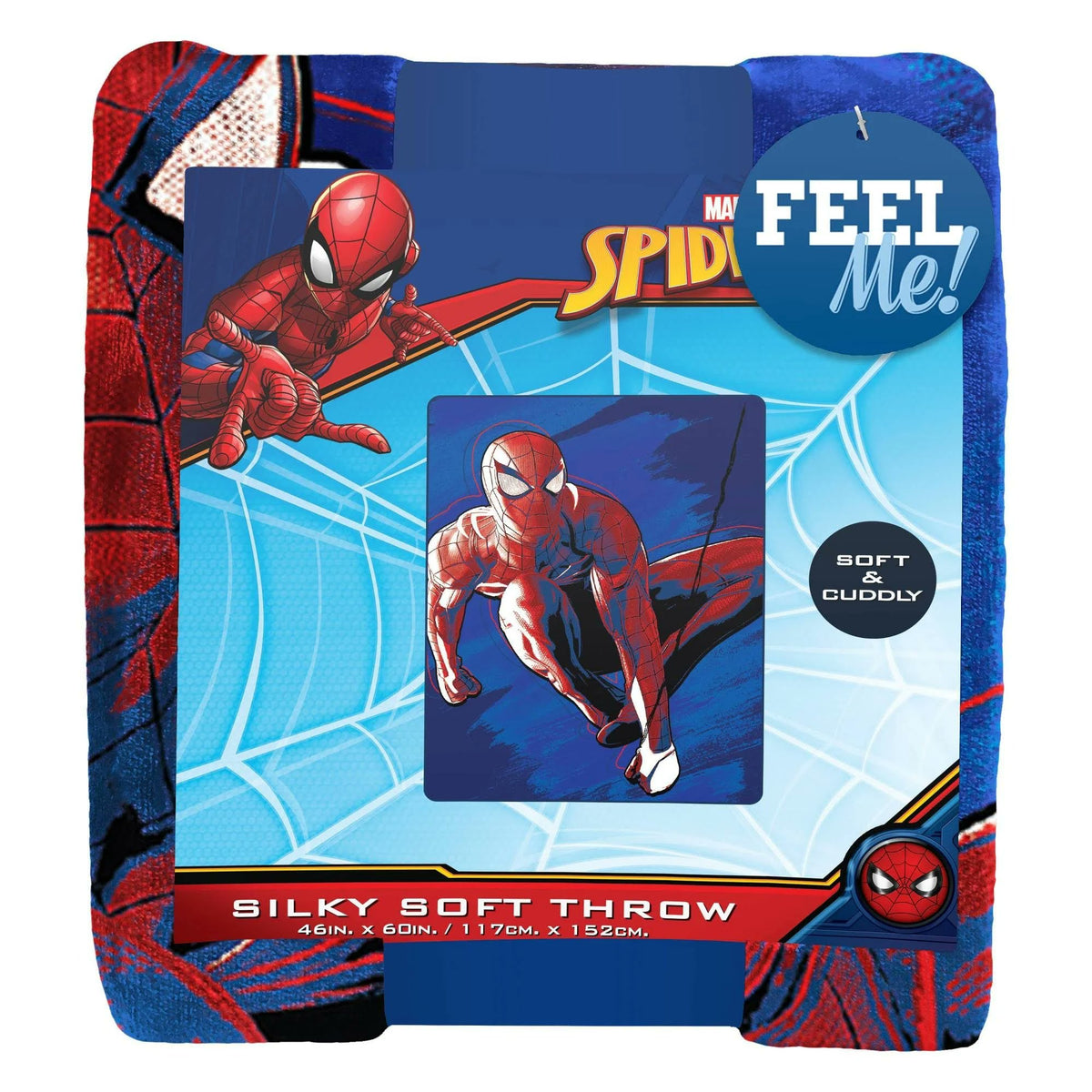 Northwest Spider-Man Spidey Splash Silk Touch Throw Blanket, 46" x, 60"