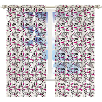 Monster High Sheer Window Panel Drape - 42x63