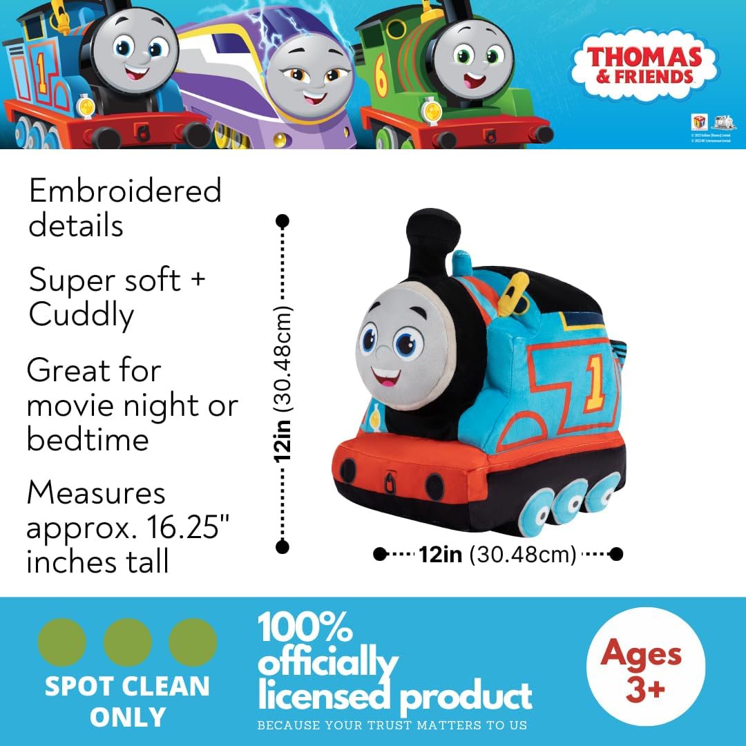 Thomas & Friends Engine Train Plush Cuddle Pillow Buddy, 12" L