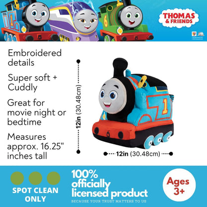 Thomas & Friends Engine Train Plush Cuddle Pillow Buddy, 12" L