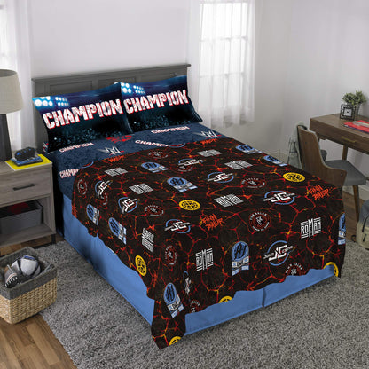 Franco Kids Bedding Soft Microfiber WWE Super Stars Full Size Sheet Set