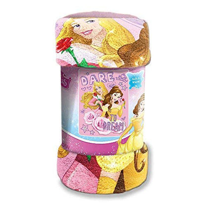 Disney's Princesses, "Dare to Dream" Micro Raschel Throw Blanket, 46" x 60"