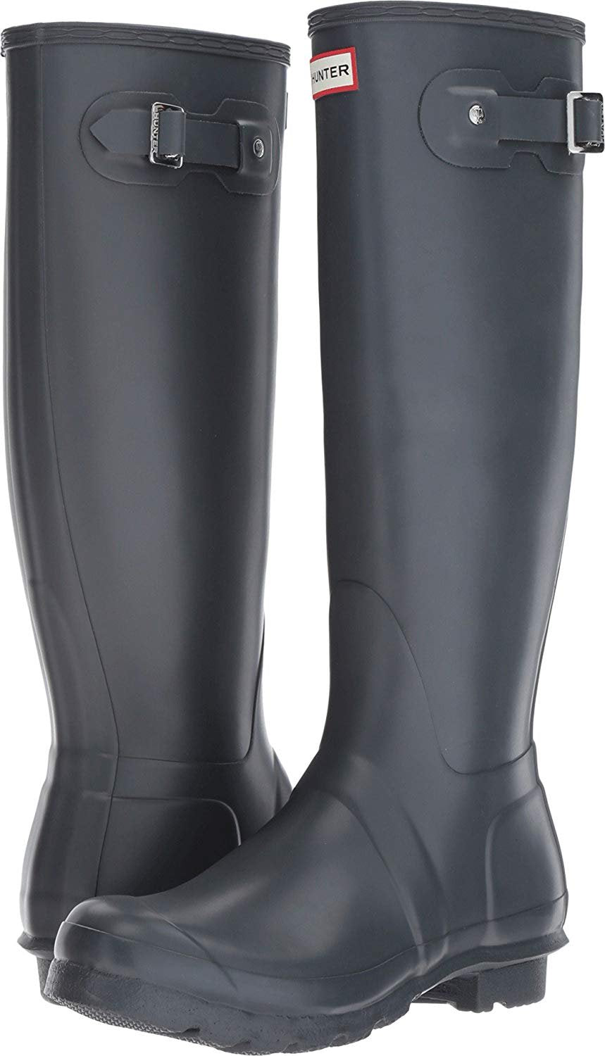 Hunter Women's Original Tall Dk Slate Rain Boots - 6 B(M) US