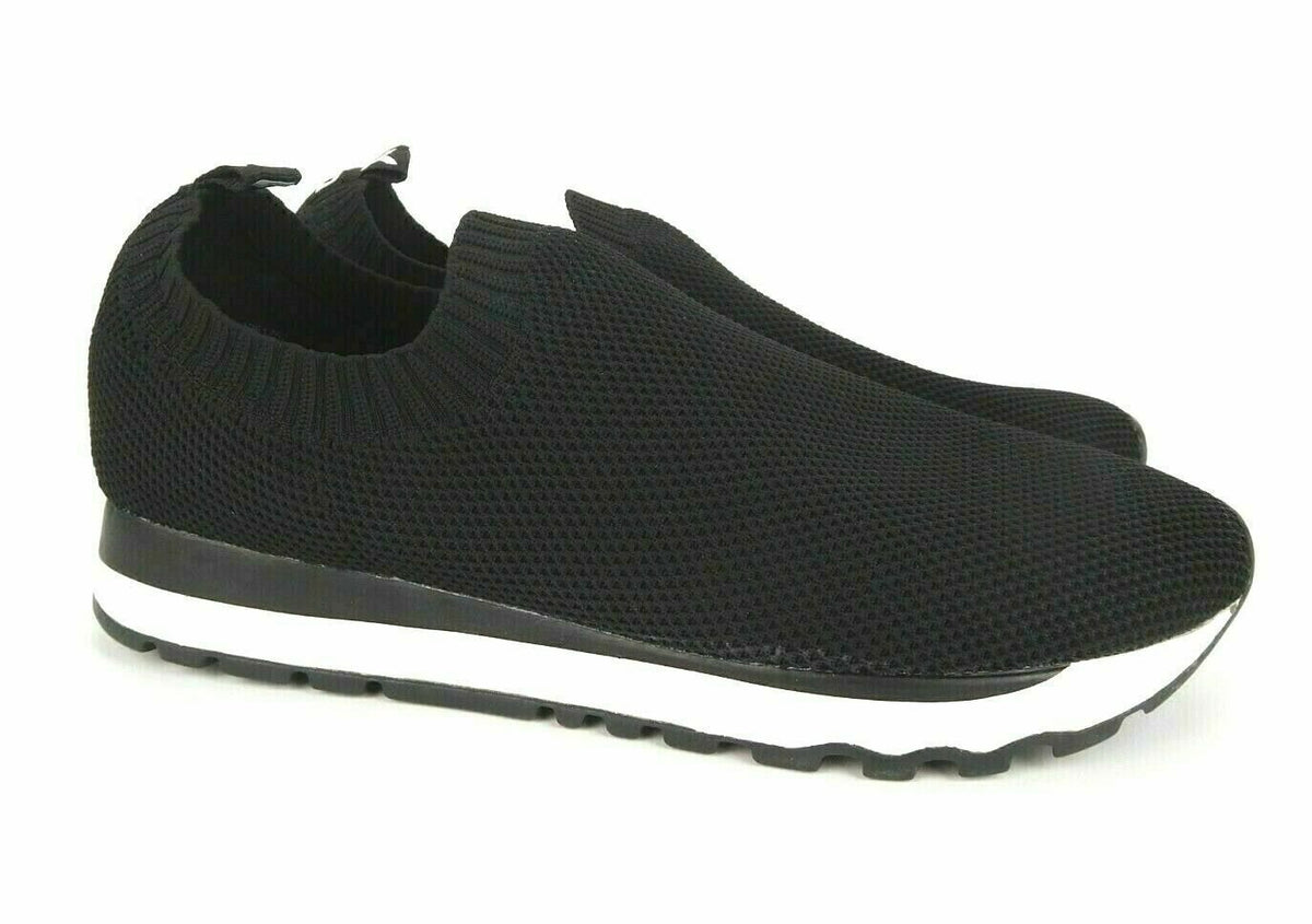 DKNY Women's Jerri-Slip On Shoes Sneakers Knit Black Size 9