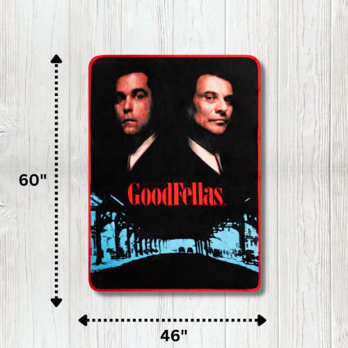 Franco Goodfellas Micro Raschel Throw Blanket, 46" x 60"