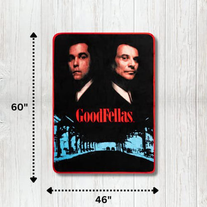 Franco Goodfellas Micro Raschel Throw Blanket, 46" x 60"