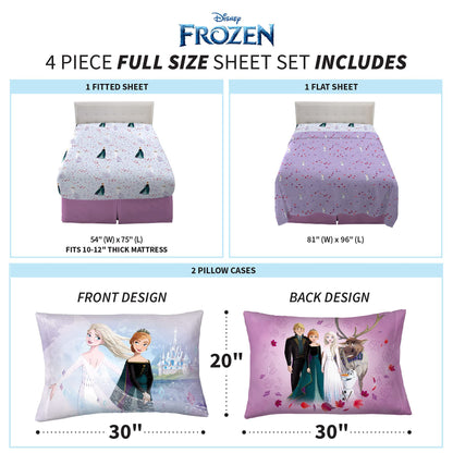 Disney Frozen 2 Full Size Sheet Set