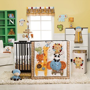 Kidsline Bubble Festival 4-piece Crib Bedding Set