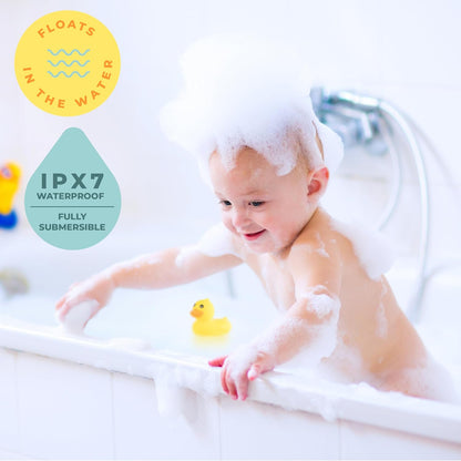 Todays Kids Duck Baby Bath Thermometer & Clock - Fahrenheit & Celsius Baby Bath Thermometer