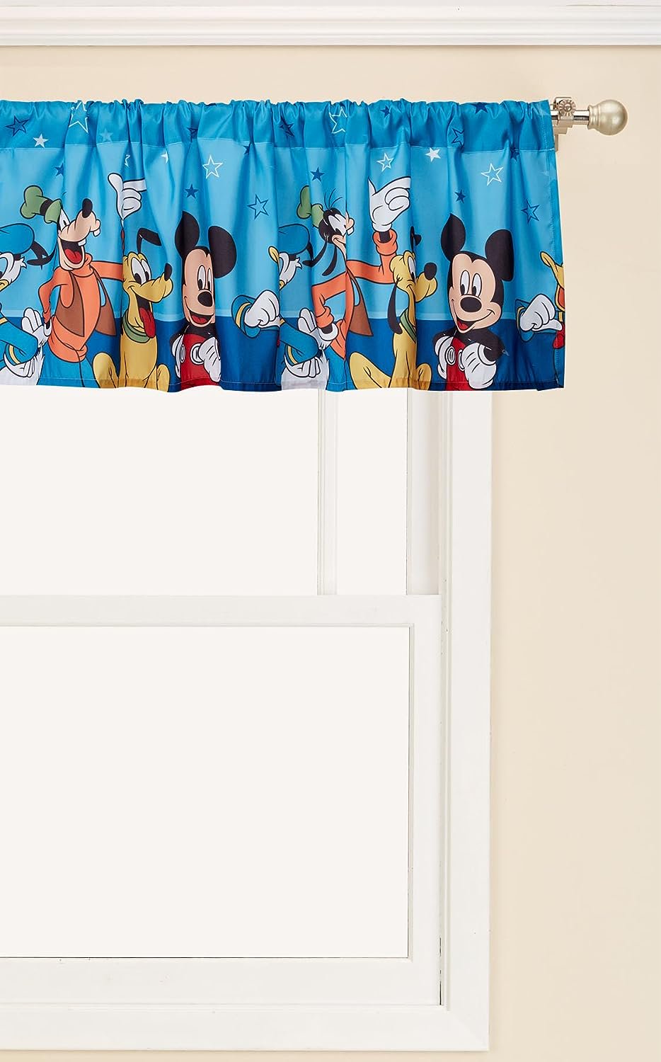Disney My Friend Pooh Window Valance, Sage/Ivory