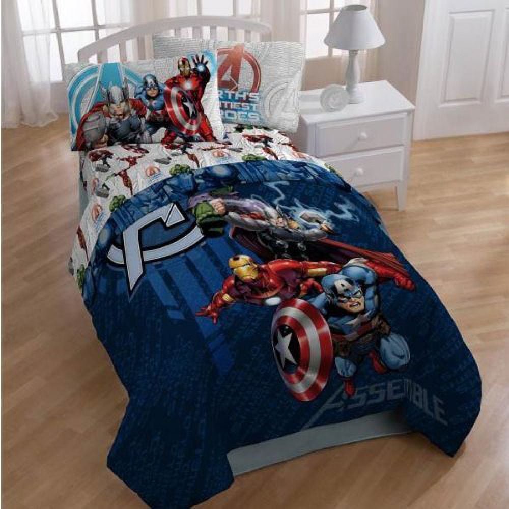 THE AVENGERS Twin Size Sheet Set
