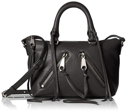 Rebecca Minkoff Micro Moto Satchel, Black