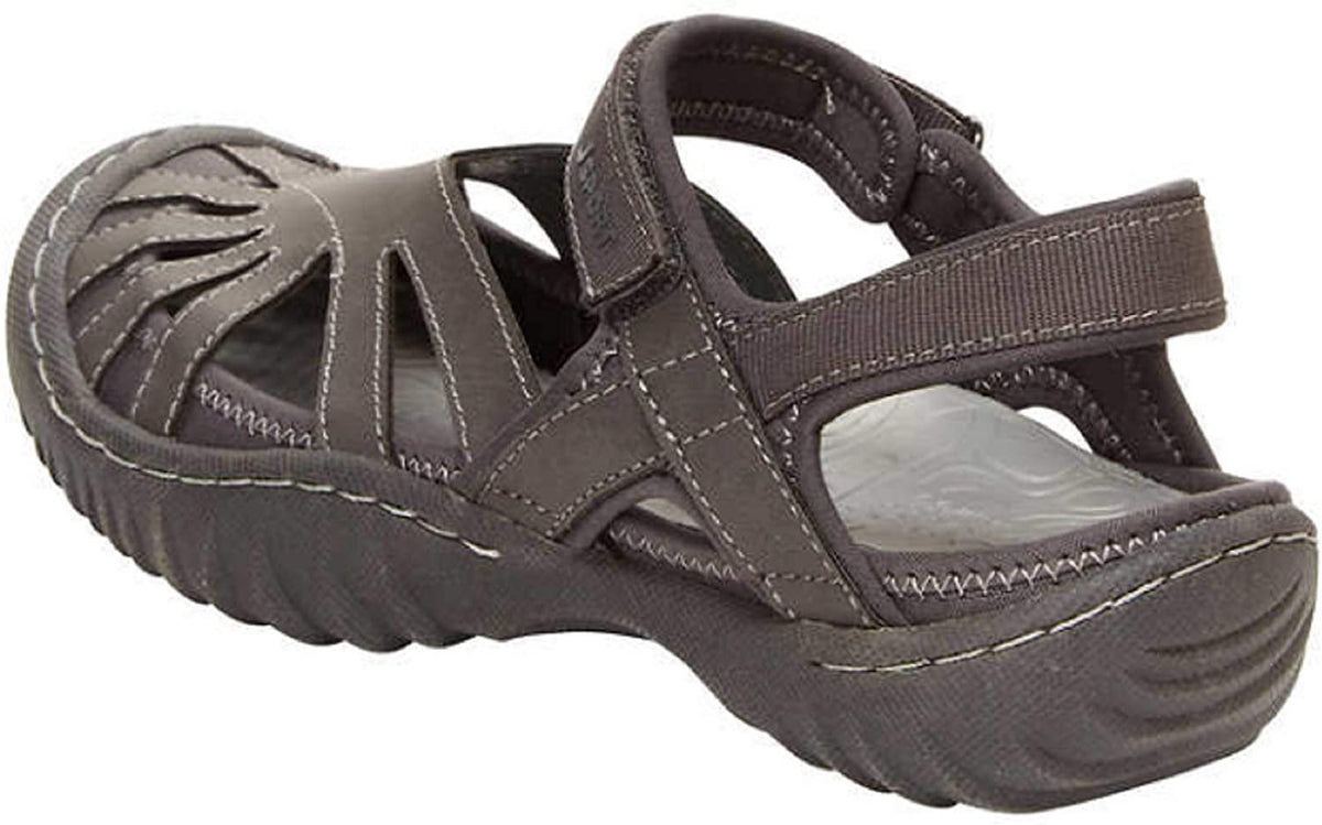 JSport by Jambu JBU Ladies' Poppy Sandal (Grey, Numeric_9)