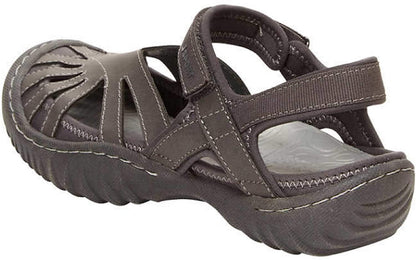 JSport by Jambu JBU Ladies' Poppy Sandal (Grey, Numeric_9)