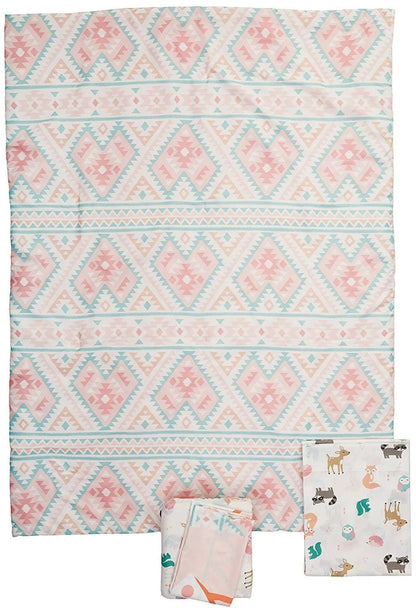 Carter's Woodland Girl 4 Piece Toddler Bedding  Set