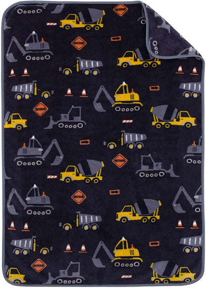 Carter's Monster Trucks Toddler Throw Blanket - 30" x 45" - Super Soft, Plush, Warm and Comfortable