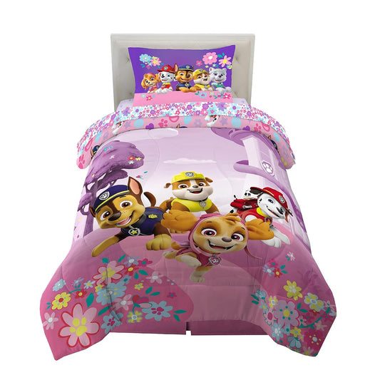 Franco Kids Paw Patrol Girls Twin Comforter and Sheets Set