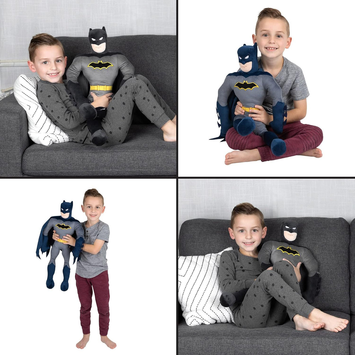 Franco Kids Batman Plush Cuddle Pillow Buddy