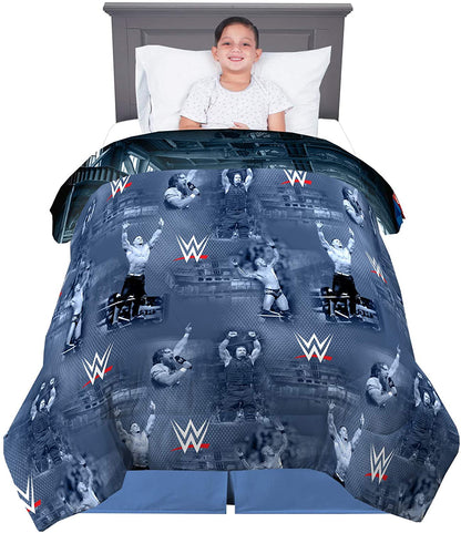 Franco Kids Bedding Comforter, Twin Size 64" x 86", WWE