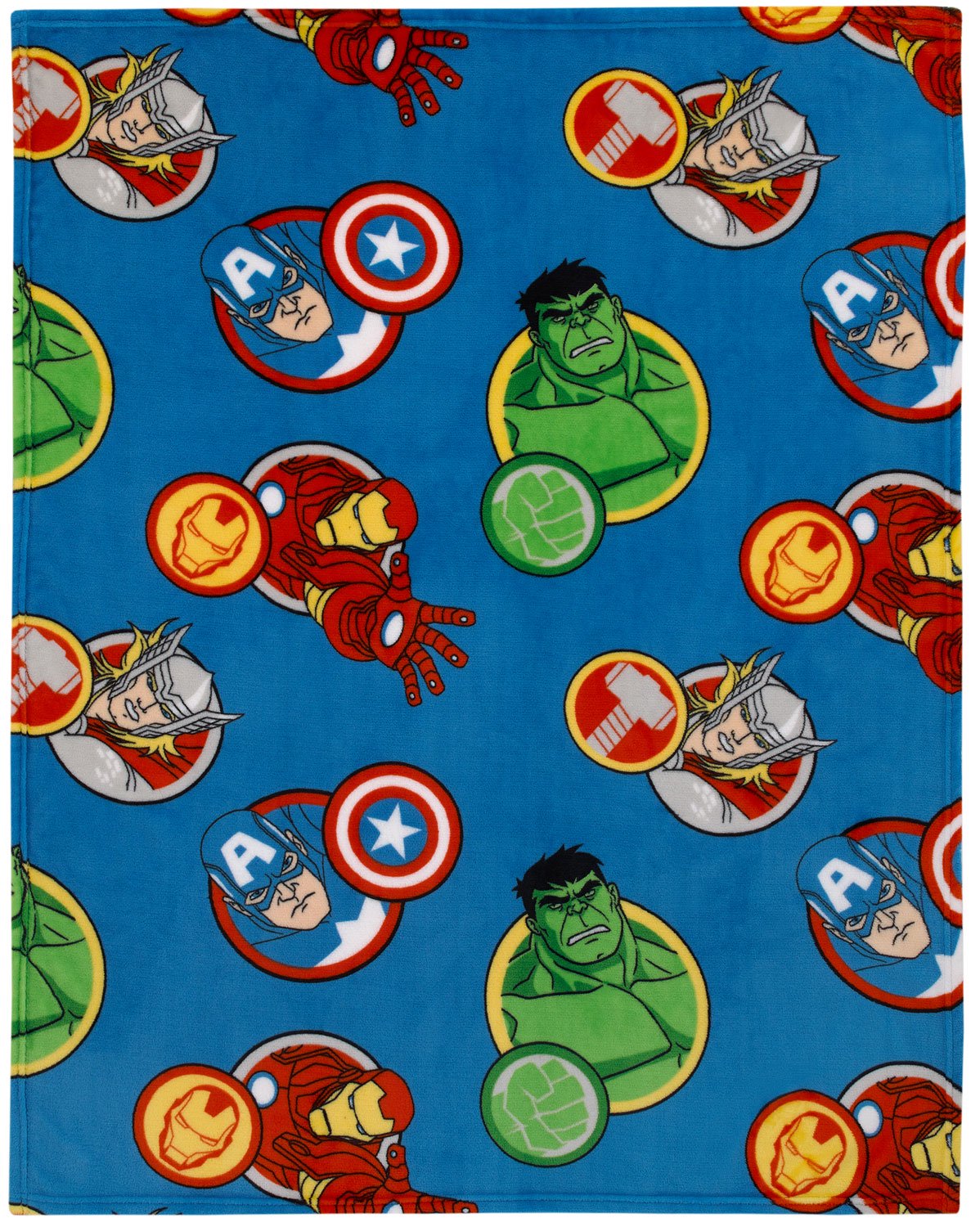 Marvel Avengers Toddler Blanket - 40” X 50” - Super Soft, Plush, Warm and Comfortable