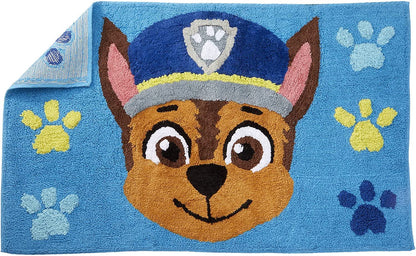 PAW Patrol Chase Kids Accent Rug, 48" x 30", Tufted Cotton