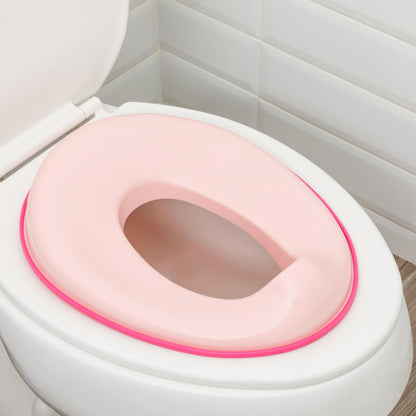 Todays Kids Toddler Potty Training Seat - Toddler Toilet Seat Attachment for Boys & Girls w/Splash Guard, Non-Slip Grip for Secure Fit, Fits Standard Round & Oval Toilets, Storage Hook Included