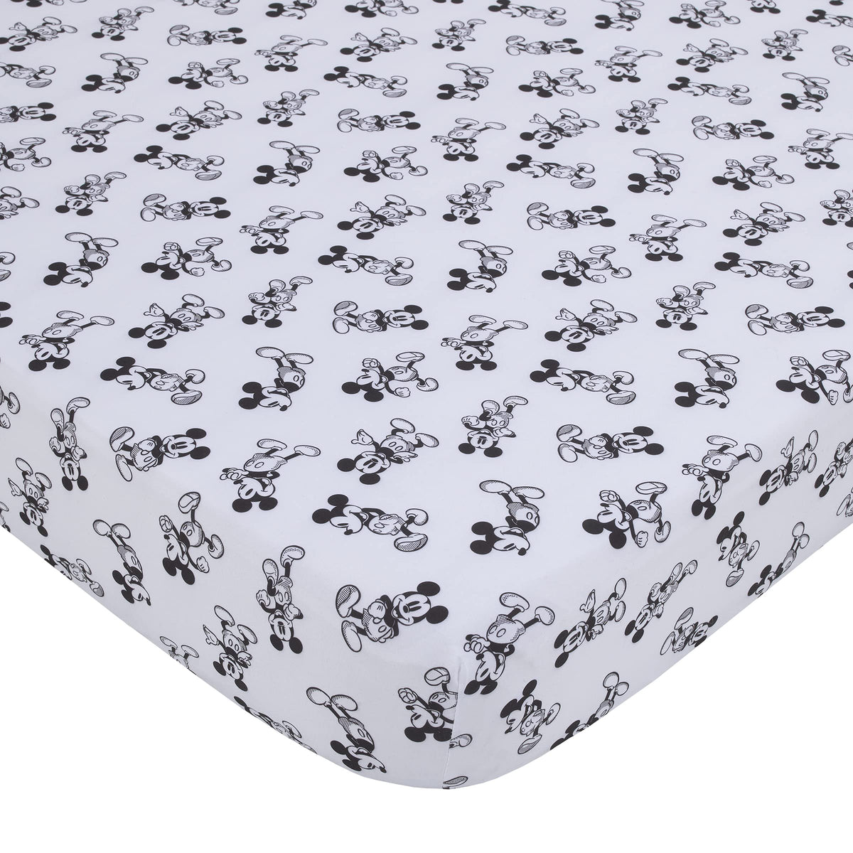 Disney Mickey Mouse Timeless Mickey Blue 3 Piece Crib Bedding Set