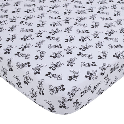 Disney Mickey Mouse Timeless Mickey Blue 3 Piece Crib Bedding Set