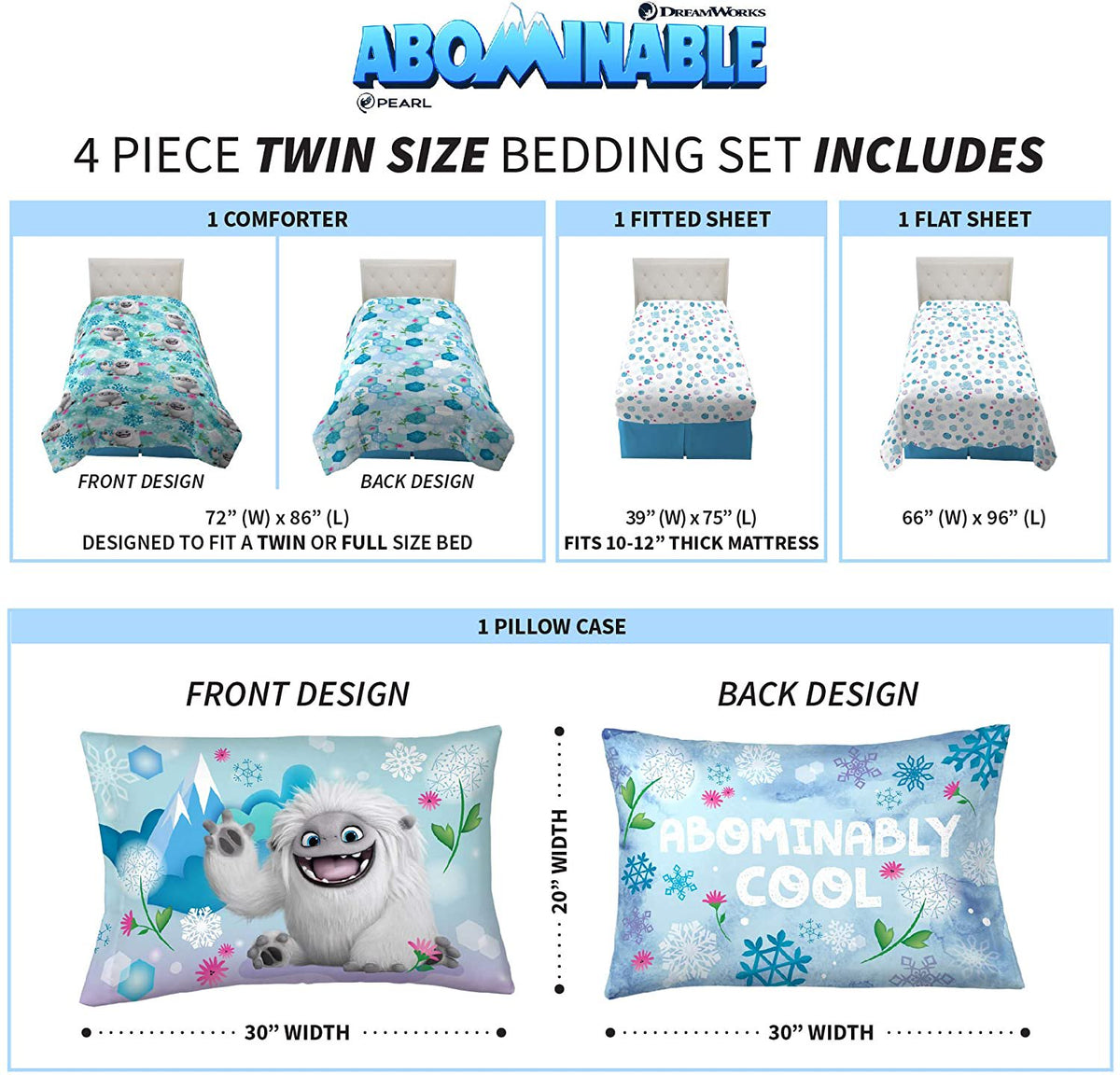 Franco Kids Bedding Super Soft Microfiber Comforter and Sheet Set