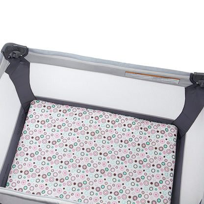 Carter's Playard Sheet, Pink Circles, One Size