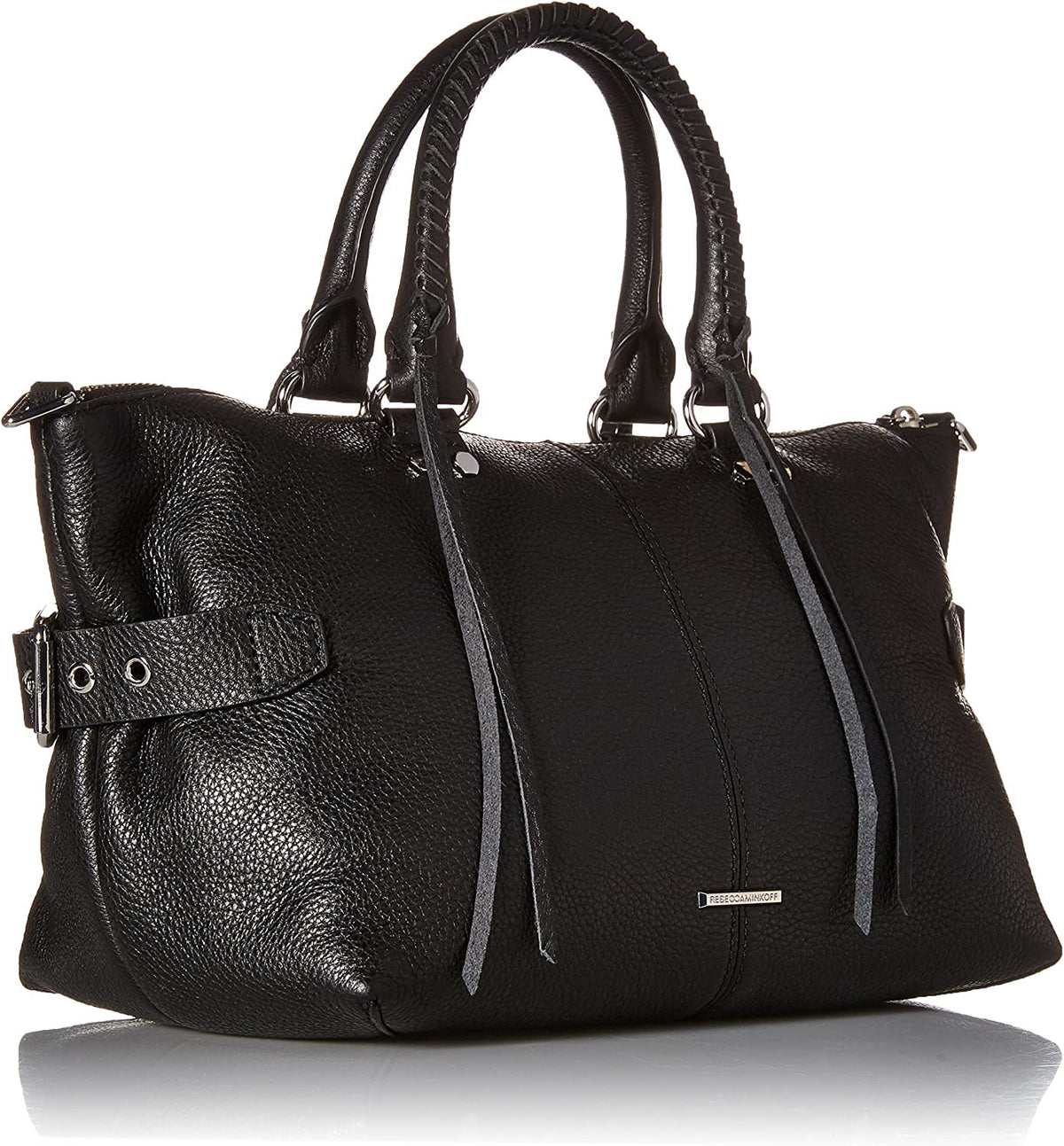 Rebecca Minkoff Moto Satchel Tote, Black