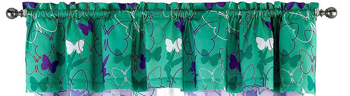 Disney Fairies Sparkling Butterflies Window Valance