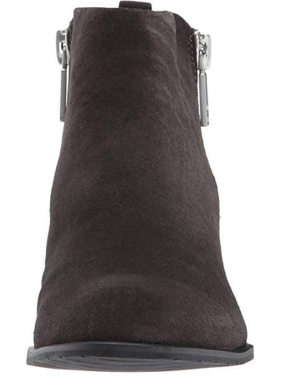 Kenneth Cole New York Women's Leather Ankle Bootie Boots Asphalt