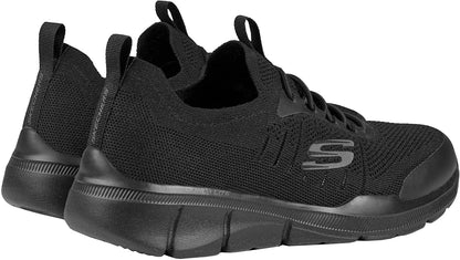 Skechers Men's Memory Foam Mesh Knit Bungee Lace Athletic Sneaker